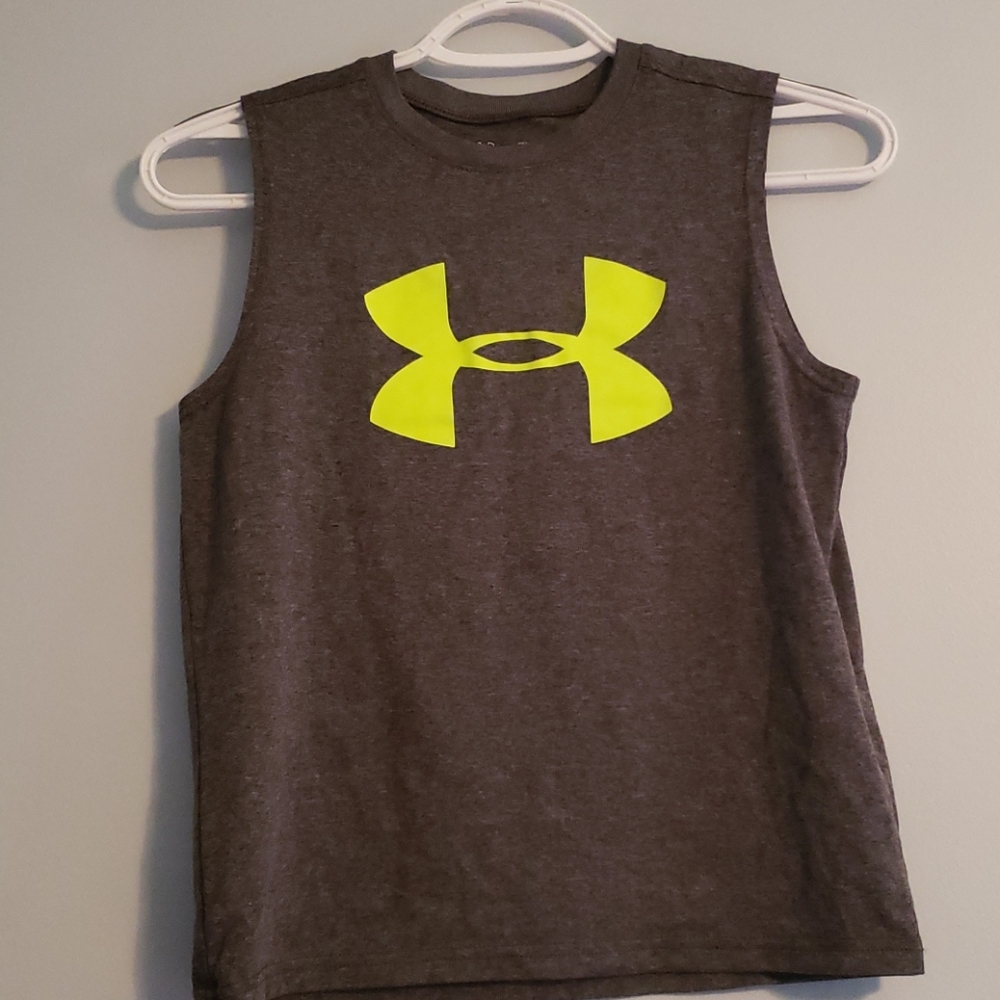 Boys under armour sleeveless